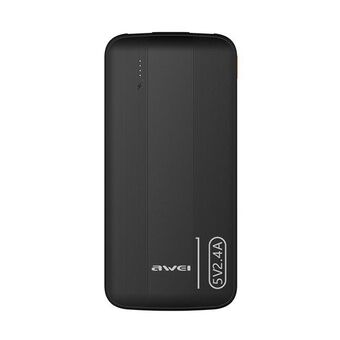 AWEI PowerBank P20K 10000mAh musta/black