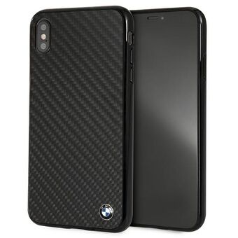 Kovakotelo BMW BMHCI65MBC iPhone Xs Max musta / musta Signature-Carbon