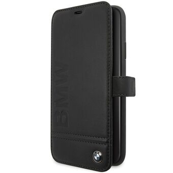 Etui kirja BMW BMFLBKSN65LLSB iPhone 11 Pro Max musta Signature