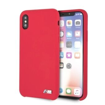 Etui hardcase BMW BMHCPXMSILRE iPhone X /Xs czerwony/ punainen Silicone M -kokoelma