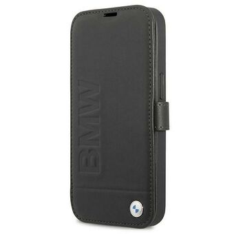 Etui BMW BMFLBKP13SSLLBK iPhone 13 mini 5,4 "musta / musta kirjanmerkki