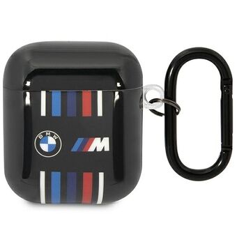 BMW BMA222SWTK AirPods 1/2 kansi musta/musta Moniväriset viivat