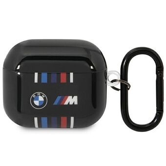 BMW BMA322SWTK AirPods 3 gen kansi musta/musta Moniväriset viivat