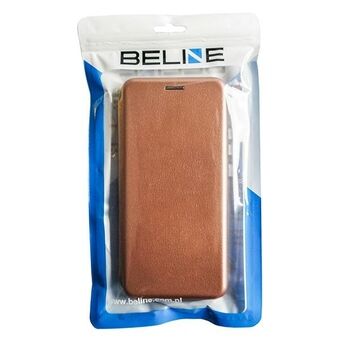 Beline Book Magnetic Case Samsung M31s M317 ruusukulta/ruusukulta