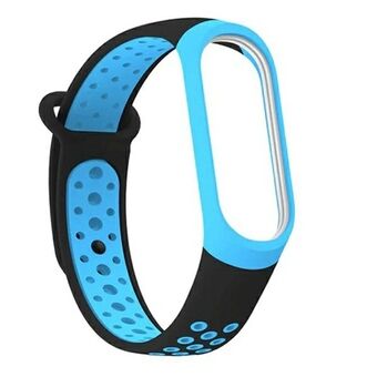 Beline hihna Mi Band 3/4 design musta-sininen / musta-sininen