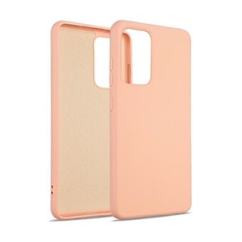 Beline Etui Silikoni Samsung A52s/A52 4G/5G kulta-roosa/pinkki-kulta