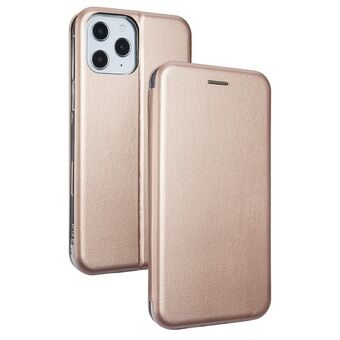 Beline Book Magnetic Case iPhone 12/12 Pro 6,1" ruusukulta/ruusukulta