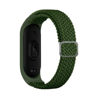 Beline Mi Band 7/6/5 tekstiiliranneke vihreä