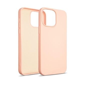 Beline Case Silicone iPhone 14 Pro Max 6,7" ruusukulta / ruusukulta