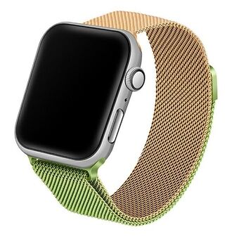 Beline Apple Watch Stålrem 42/44/45/49 mm grøn/guld grøn/guld