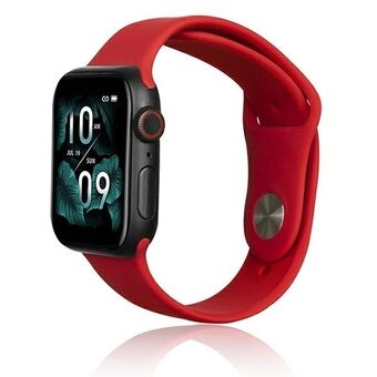 Beline pasek Apple Watch Silikoni 42/44/45/49mm punainen