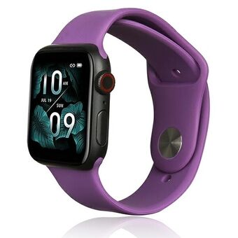 Beline pasek Apple Watch Silikoni 42/44/45/49mm violetti /purple