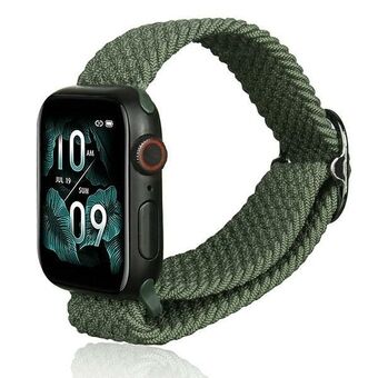 Beline Apple Watch tekstiiliranneke 38/40/41mm vihreä/vihreä