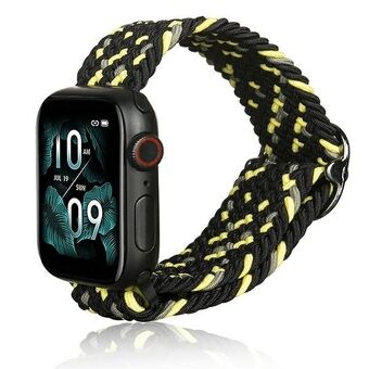 Beline Apple Watch tekstiiliranneke 38/40/41mm musta/lime musta/lime