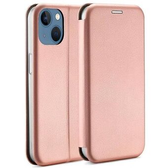 Beline Etui Kirja Magneettinen iPhone 15 Plus 6,7" ruusukulta