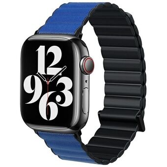 Beline pasek Apple Watch Magnetic Pro 38/40/41mm czarno/niebieski musta/sininen laatikko