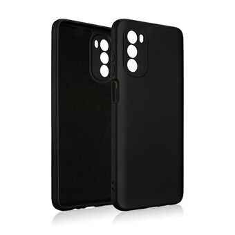 Beline-silikonikotelo Motorola Moto G82 5G, musta