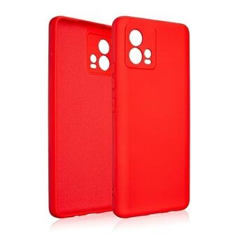 Beline Etui Silicone Motorola MOTO G72 punainen