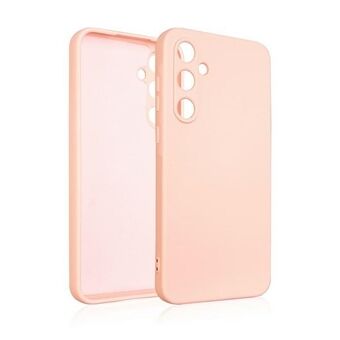 Beline Etui Silikoni Samsung A55 A556, vaaleanpunahopea/rosegold