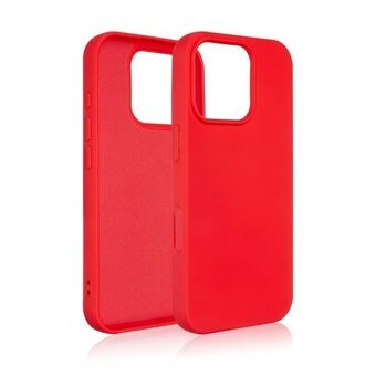 Beline Etui Silikoni iPhone 16 Pro 6.3" punainen/red