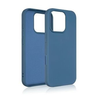 Beline Etui Silikoni iPhone 16 Pro 6.3" sininen/blue