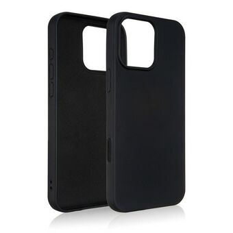 Beline Etui Silikoni iPhone 16 Pro Max 6.9" musta/black