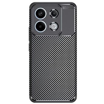 Beline Etui Carbon Armor Xiaomi Redmi Note 13 Pro 5G musta/musta laatikko