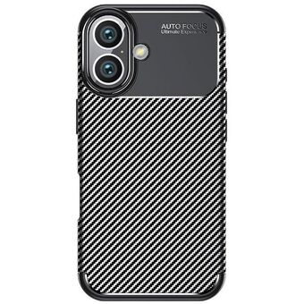 Beline Etui Carbon Armor iPhone 16 6.1" musta/musta laatikko