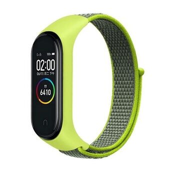 Beline hihna Mi Band 7/6/5/4/3 NylonLoop keltainen/yellow