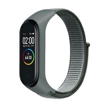 Beline hihna Mi Band 7/6/5/4/3 NylonLoop harmaa/grey