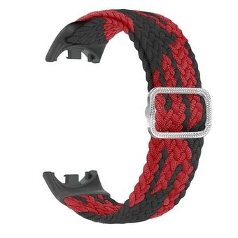 Beline pasek Mi Band 8 Nylon musta-punainen/black-red