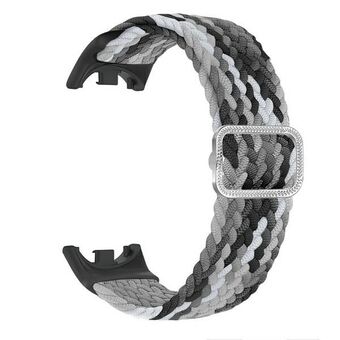 Beline <span lang="pl">pasek Mi Band 8 Nylon czarno-biały</span>/<span lang="en">black-white</span>