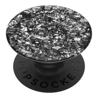 Here is the translation:

"Popsockets Foil Confetti Silver 801594 pidike ja jalusta puhelimelle"