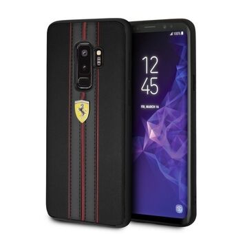 Ferrari Hardcase -kotelo FESURHCS9LBKR S9 Plus G965 musta/black Urban