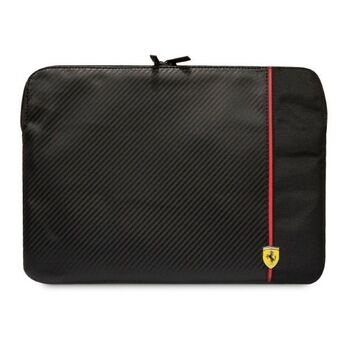 Ferrari Sleeve FECS14AXBK 14" musta/musta Carbon&Smooth