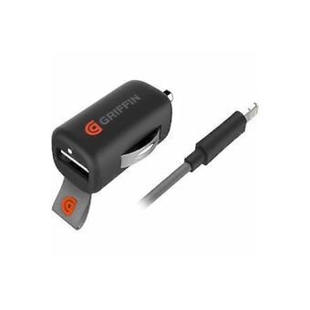 Ład. sam. Griffin GC39940 Lightning + USB 2,4A 12W Ultra-Fast MFI

Laturi autokäyttöön Griffin GC39940 Lightning + USB 2,4A 12W Ultra-Nopea MFI