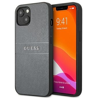 Guess GUHCP13SPSASBGR iPhone 13 mini 5,4" harmaa/harmaa Saffiano-hihna