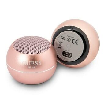 Guess Bluetooth kaiutin GUWSALGEP Speaker mini pinkki/pinkki