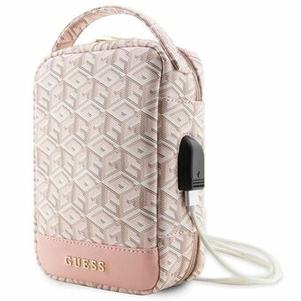 Guess Bag GUHBHGCFSEP Järjestäjä pinkki/vaaleanpunainen GCube Stripe