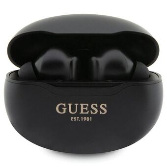 Guess GUTWST50EK TWS Bluetooth kuulokkeet + telakointiasema musta/musta Classic EST