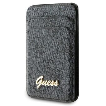 Guess Wallet Korttipaikkateline GUWMSHG4SHK  musta/black MagSafe 4G Classic Logo