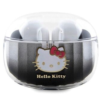 Hei Kitty Bluetooth-kuulokkeet HKTWSHDGKEK TWS + telakointiasema musta/musta Gradient Electroplating -logo