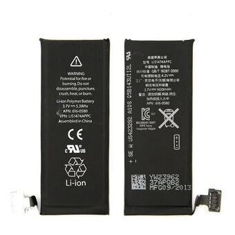 Akku iPHONE 4S:lle (APN: 616-0580) bulkki 1430 mAh