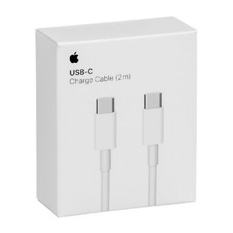 Apple MLL82ZM/A USB-C - USB-C kaapeli, 2 metriä (blisteripakkaus)