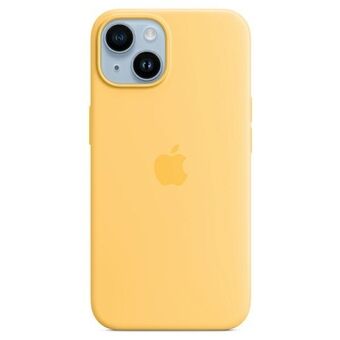 Apple MPTD3ZM/A iPhone 14 Plus 6,7" MagSafe Yellow/Sunglow silikonikotelo