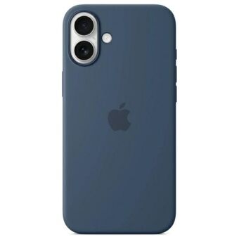 Etui Apple MYYA3ZM/A iPhone 16 Plus 6.7" MagSafe laivastonsininen/denim Silikoni Kotelo