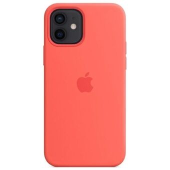 Etui Apple MHL03ZE/A iPhone 12/12 Pro     6,1" MagSafe vaaleanpunainen/pinkki silikonikotelo