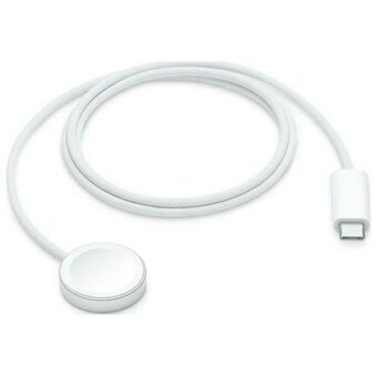 Apple Magnetic MT0H3ZM/A USB-C 1m kaapeli Apple Watchin lataamiseen magneettisesti liitettävä.