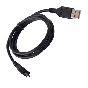 USB-kaapeli - microUSB musta/musta