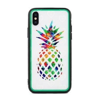 Case Hearts iPhone Xs Max design 4 kirkas (ananas)